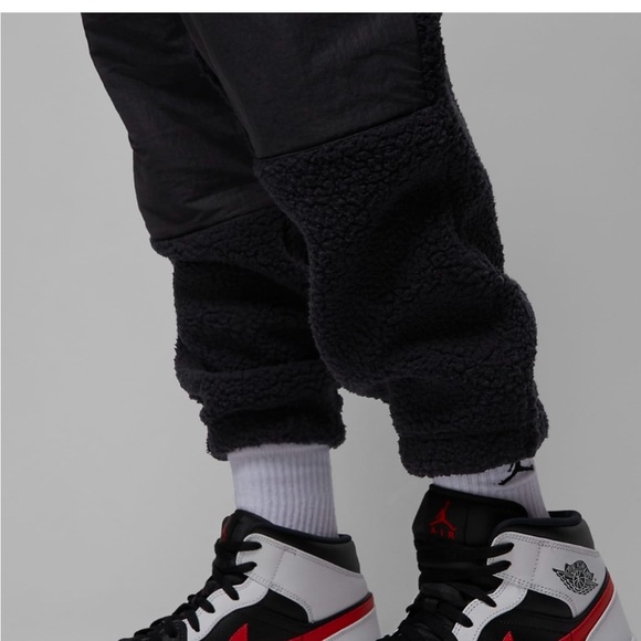 Jordan Black Essential Winter Plush Fleece Pant XXL Nike Air Jordan - Picture 2 of 10